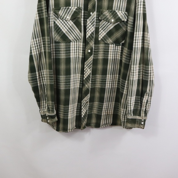 Vintage Berne Apparel Pearl Snap Flannel Shirt XL - Picture 3 of 8